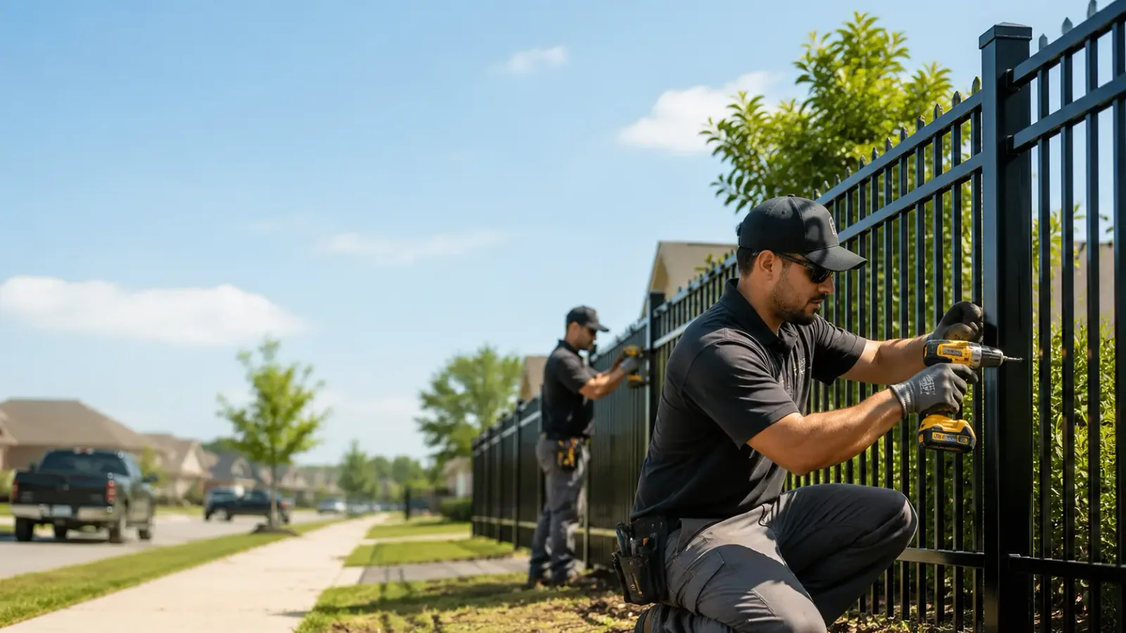 Metal Fence Installation in Harrison, MI